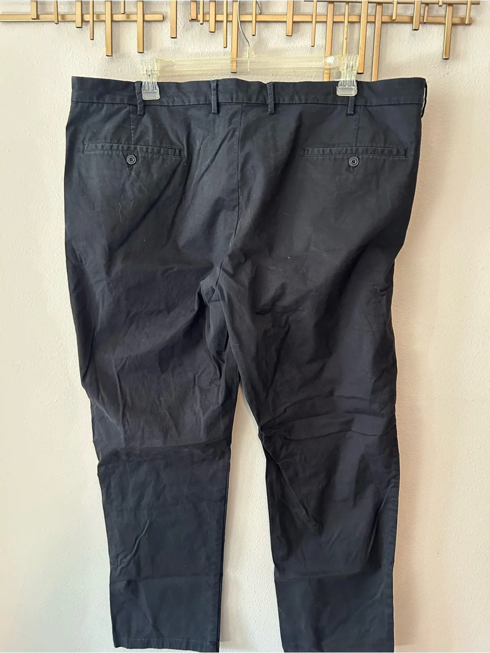 Jos A Bank Men's Black Dress Pants - Classic Straight Fit